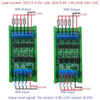 8CH Optocoupler Isolation MOSFET Output Module DIN Rail N/P Channel FET Non-contact PLC Switch Expansion Board