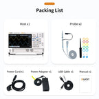 OWON ADS800A Portable Digital Oscilloscope 100MHz Bandwidth 1GSa/s 7" TFT-LCD Storage Multimeter Auto Measure USB/PC Connect