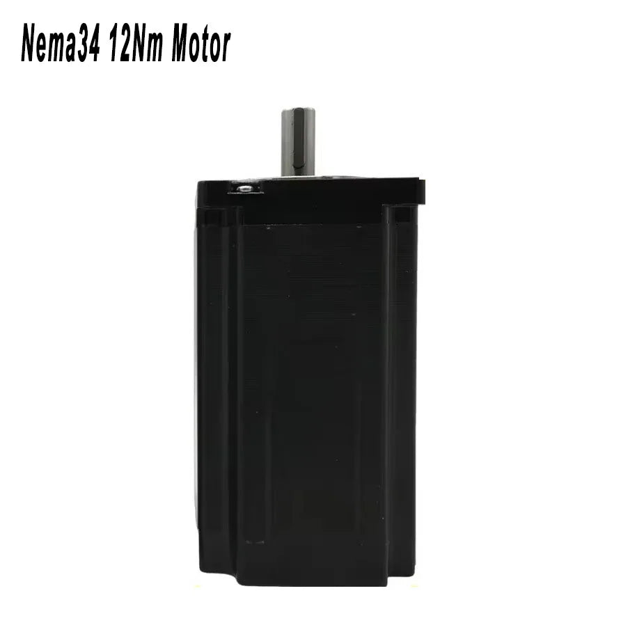 Nema34/42/52 Stepper Motor Kit 4.5-50Nm | 3-Phase Motor 14/19mm Shaft | EC3522/EC3822 Driver for CNC/Robotics (80-240V)