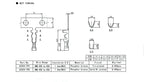 10pcs Dupont 2.0 Two Row Pitch 2.0mm Dupont Head  2x2P/3P/4P/5P/6P/7P/8P Dupont Plastic Shell, Spacing 2MM Dupont Head