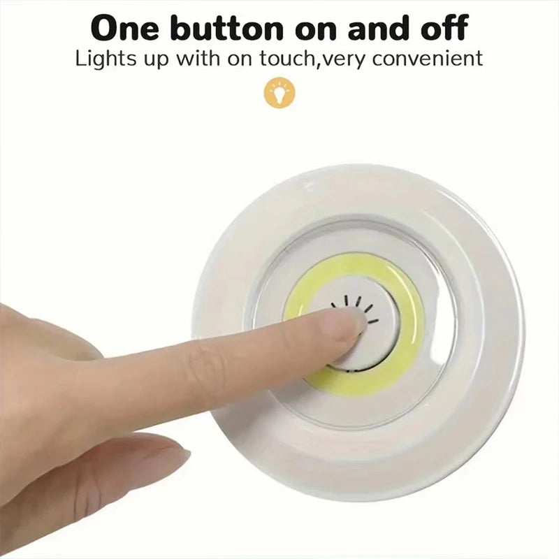 Dimmable LED Under Cabinet Light with Remote Control Battery Operated LED Closets Lights Wardrobe Bathroom Lighting Night Light