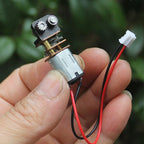 3D Printing Pinter Pen Engine DC 3V-3.7V 9.5RPM Worm Full Metal Gearbox Micro N20 Gear Motor Right Angle Output