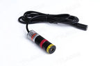 660nm Red Laser Module D18×65mm Square 10×10 Grid Focusable DOE 10mW-150mW for Wood Stone Positioning