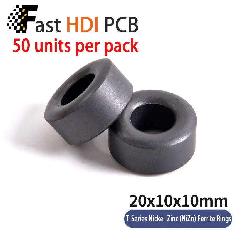 Anti-Interference Ferrite Toroid Core Ni-Zn - High Frequency Common Mode Inductor Ring for Electronic Equipment