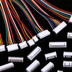 5Sets Electronic Connector Kit with Cables SH1.0 JST1.25 ZH1.5 PH2.0 XH2.54 Female to Male 2-10 Pin Options for DIY Projects