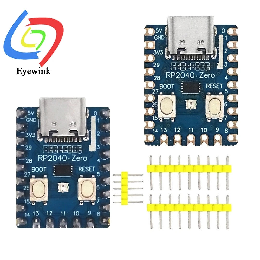 Raspberry Pi RP2040 Zero Microcontroller PICO Development Board Module Dual-core Cortex M0+ Processor 2MB Flash