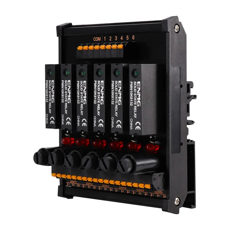 ENMG PLC Interface Module RT- PMN - Solid State Relay (SSR) Module for DC-Controlled AC Loads, DC Power Operated Flame Retardant