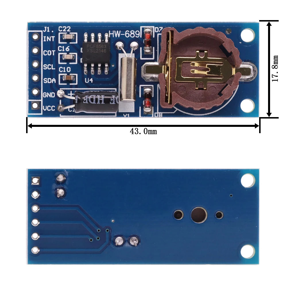 5/10PCS PCF8563 PCF8563T 8563 Module Clock Module RTC Module for Arduino (Without Battery)