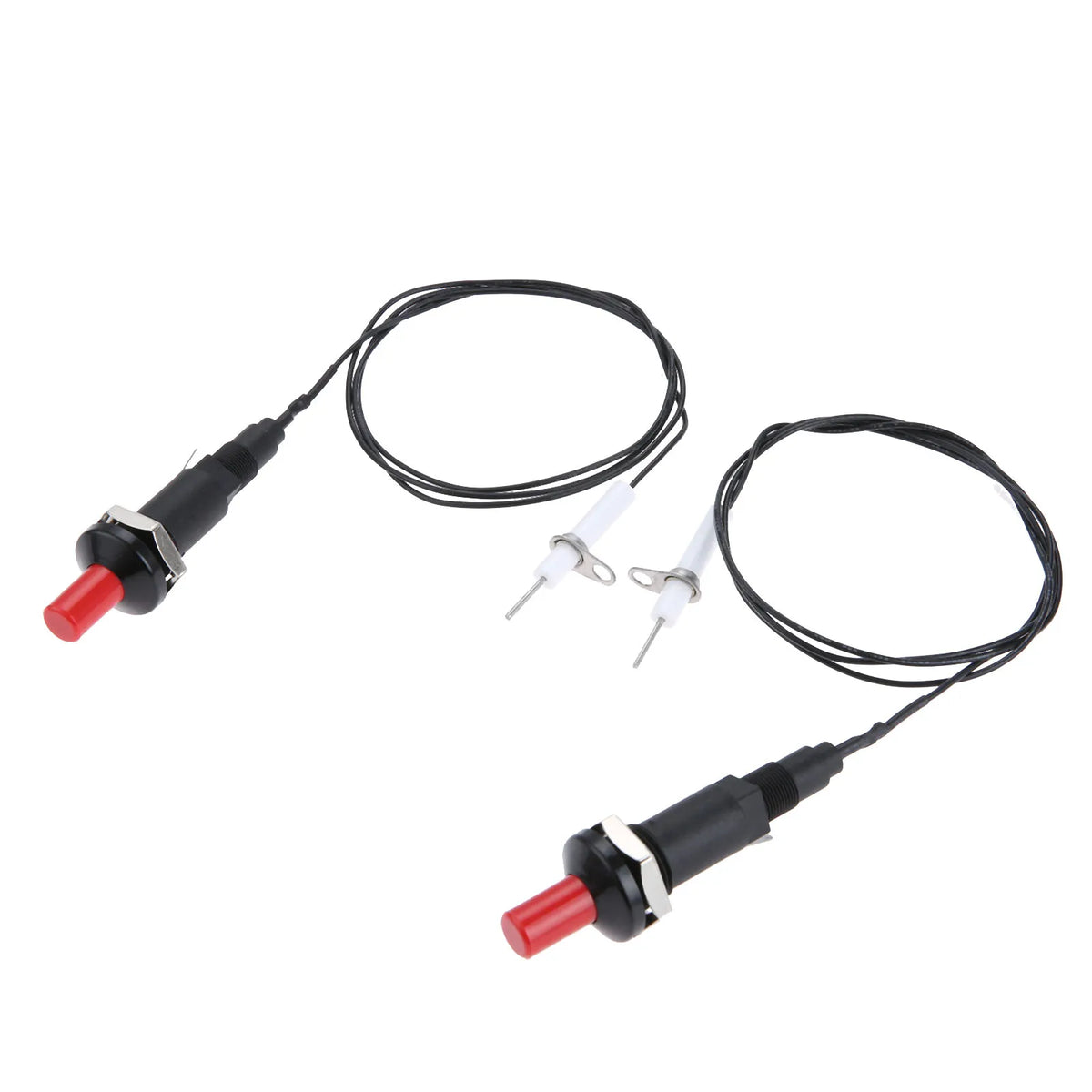 Piezo Igniter W/ Spark Ignition Propane Push Button Piezo Igniter Kit W/ Thread Ceramic Electrode Ignition Plug Type of 1 Out 2
