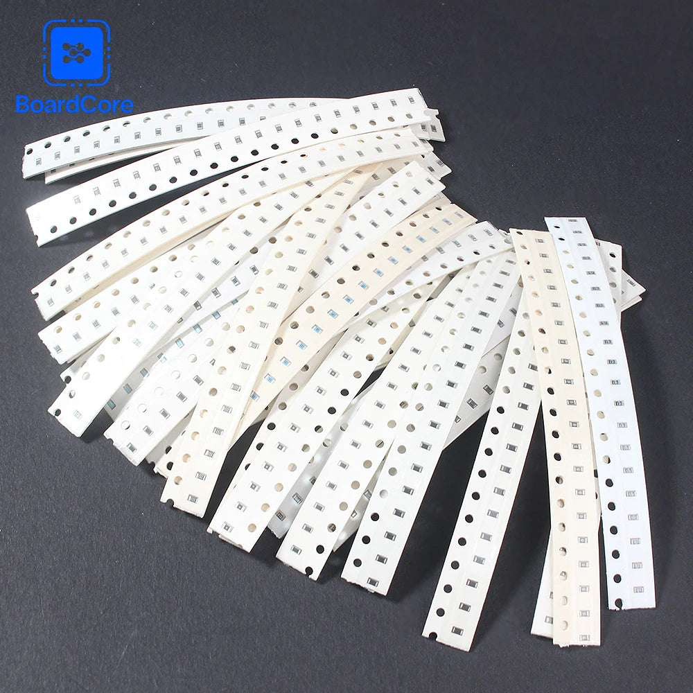 660pcs 1206 1% SMD Resistor 0805 0603 Resistors Assorted Kit 33 Values Each 20pcs 1R-1M 10K 100K 1K 100R Resistance Set
