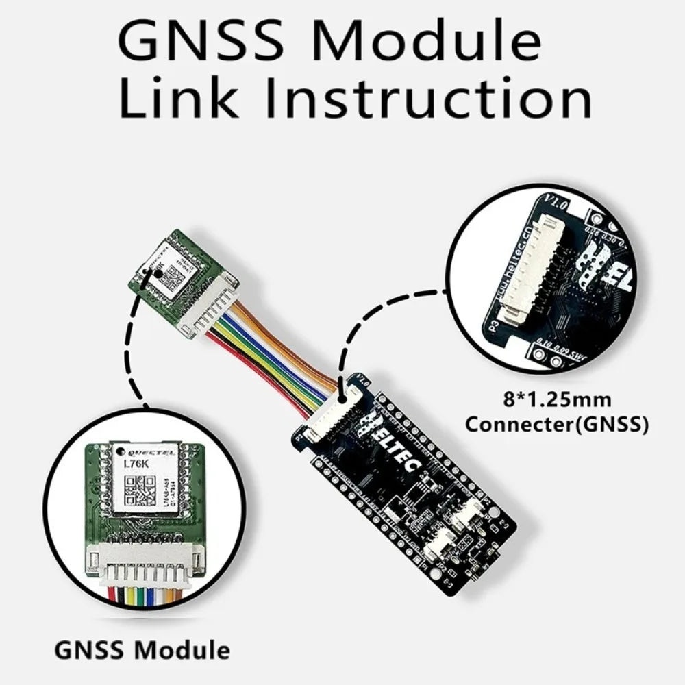 NRF52840 SX1262 LoRa Module T114 Node Dual Core Chip 433 928MHz Frequency Band Meshtastic Compatible for Long Range Communicatio