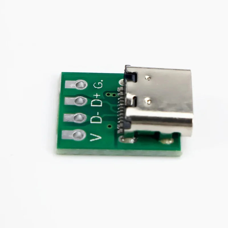 TYPE-C USB 3.1 Type-C Connector Test PCB Board Plate Adapter Socket For Data Line Wire Cable Transfer