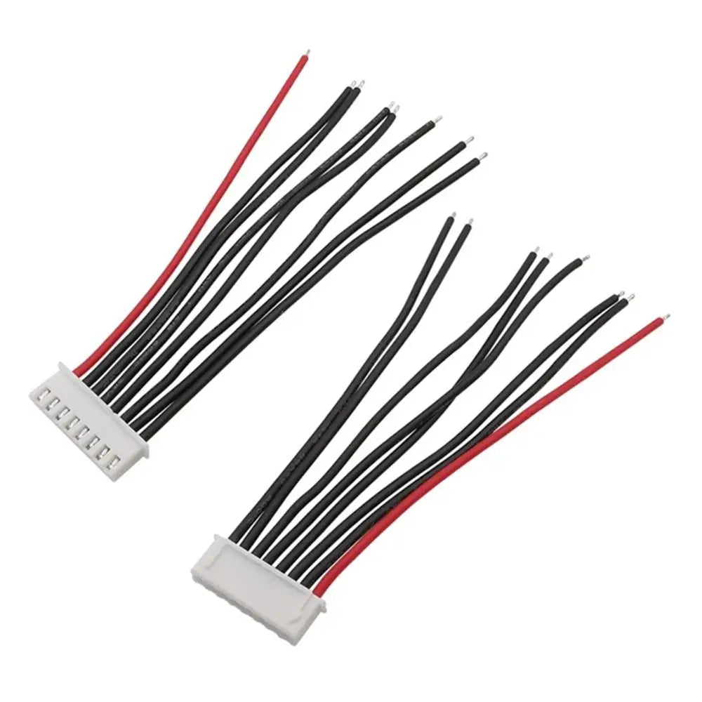 10CM RC Lipo Battery Balancer Charger Plug 1S 2S 3S 4S 5S 6S 7S Silicone JST-XH Balancer Cable DIY Connector Plug Wire