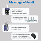 CNTD All new upgrade CWLD3 Vertical Limit Switch 10A 380VAC IP66 DPDT Za Double-Break Top Ball Plunger Industrial