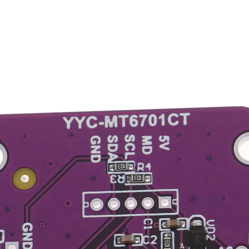 Magnetic Encoder MT6701 Magnetic Induction Angle Measurement Sensor Module 14bit High Precision Can Perfectly Replace AS5600