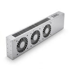 US 19" Rack Cabinet Cooling Fan Module1U/2U Horizontal/Vertical Mount Temperature Control Server Chassis Fan Black/Silver