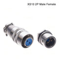 XS10 4PIN 5PIN  Docking Aviation Plug Socket Waterproof Circular Connector 2PIN 3PIN