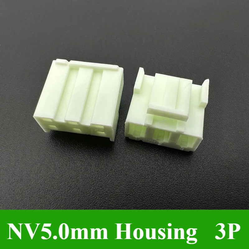 5/10/30/50/100Pcs NV5.0mm Pitch 5.0mm 2P 3P 4P 5P 6P Connector With Housing Straight Neddle Terminal Socket Replaces JST Plug