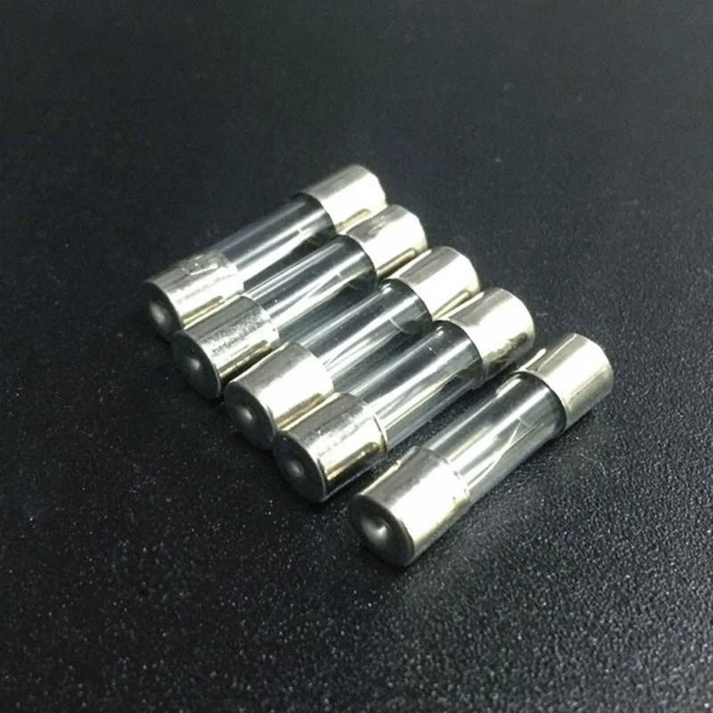 100pcs/set 5x20mm Assortment Fine Glass Tubes Slow Glass Fuses for Electronics