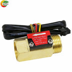 Brass Flow Sensor G1/2"DN15 Thread Hall Sensor YF-B1/B2/B3/B7 Switch Water Flow Sensor Flow Meter Hall Turbine Flow 1~25L/min