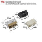 10pcs BLX-A  5*20mm Glass Fuse Holder BF-013 Transparent Insurance Tube Socket With 1A 2A 3A 4A 5A 6A 7A 8A 10A 15A 5x20MM Fuses