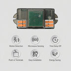 Ac 110v-220v Human Presence Sensor Switch 24ghz Microwave Radar Controller Detection Micro-motion Intelligent Sensor Switch
