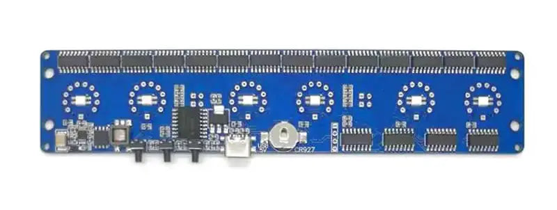 Nixie Tube Clock Table DIY Kit, 6-bit, DS3231, IN14