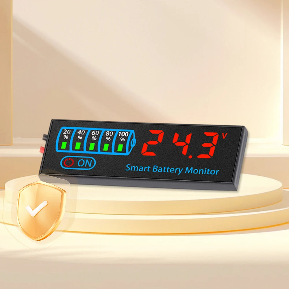 Intelligent Battery Display Lithium Battery Level Indicator DC 7-55V 18650 Lipo Li-ion Capacity Board DIY Charging Tester