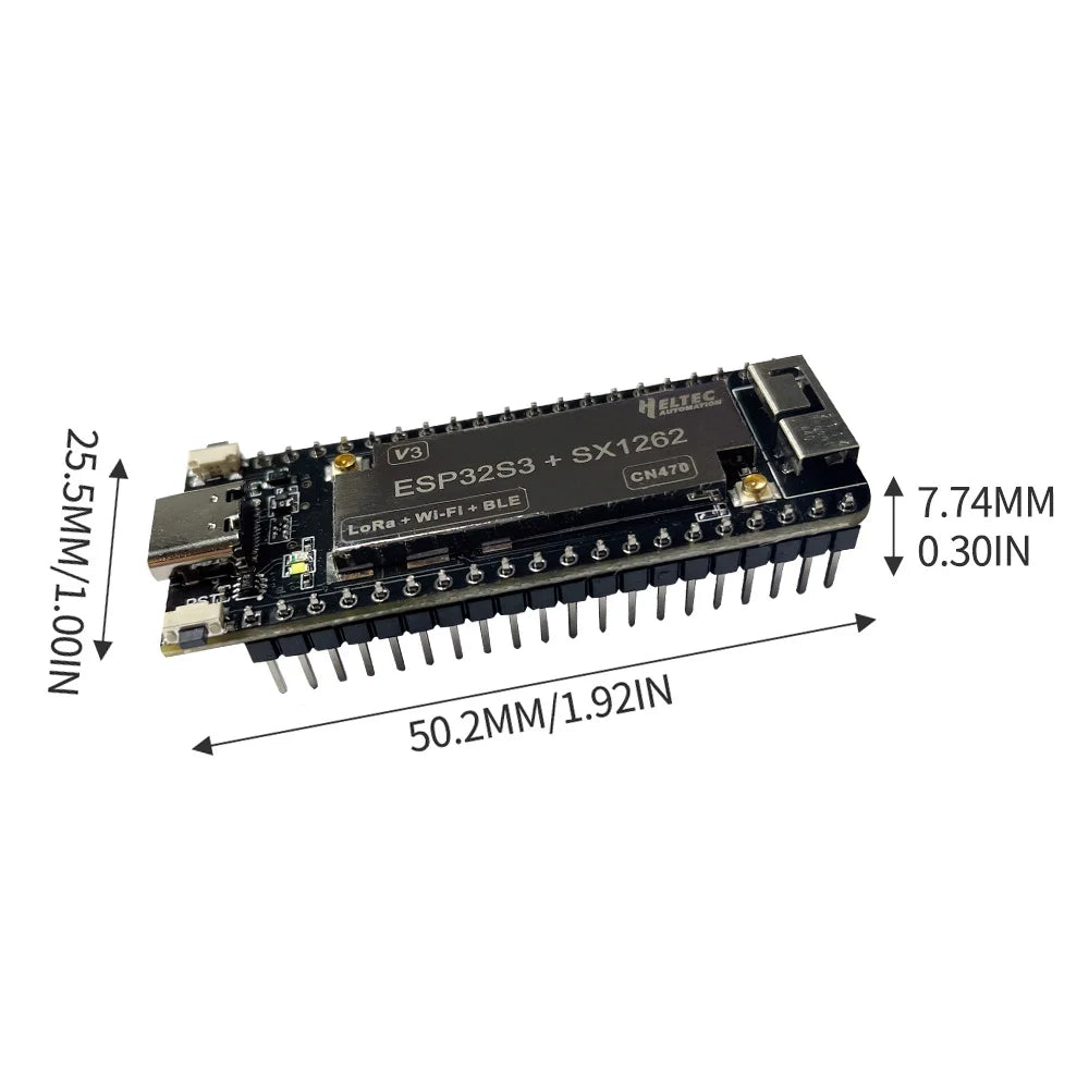 New 433-510MHZ/ 863-928MHZ Wireless stick lite ESP32+LoRa V3 development board compatible with ESP32-S3 node Type - C