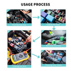 35/56/70/84/100/105/126pcs Micro 2 Blade Fuse Assortment Kit for Truck Replacement with Fuse Puller(5A,7.5A,10A,15A,20A,25A,30A)