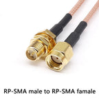 Antenna Extension Cable SMA-JK SMA Male to Female Inner Screw Inner Hole to Outer Screw Inner Needle RG316 Adapter Cable