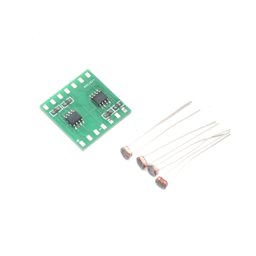 Dual Axis Solar Tracker Solar Automatic Tracker Tracking Sensor + L298N Motor Drive Board 4pcs 5539 Photoresistor