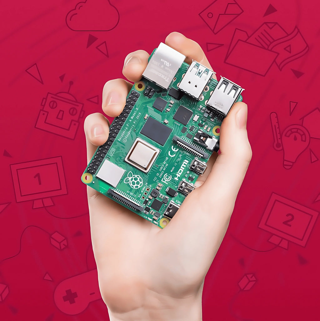 Raspberry pi 4B 1G/2G/4G/8G Development Board