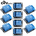 10pcs 5V 1 Way Channel Relay Module SRD-05VDC-SL-C with NO/NC Contact Control Support High Level Trigger for Arduino