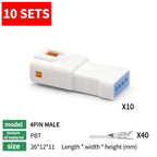 10 sets JST JWPF LED Automotive Wiring Harness 04T-JWPF-VSLE JST 03R JST-02T 02R 06T 08T  Light Strip Motorcycle Connector