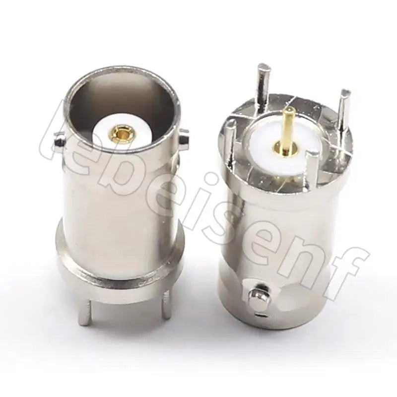 BNC-KE copper BNC/Q9 female PCB soldering board straight plug BNC connector four-legged soldering board BNC female seat 50 ohm
