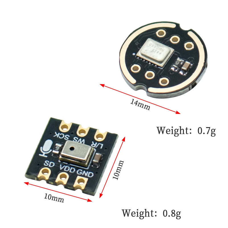 1-50PCS INMP441 omnidirectional microphone module MEMS high-precision and low-power I2S interface supports ESP32 module