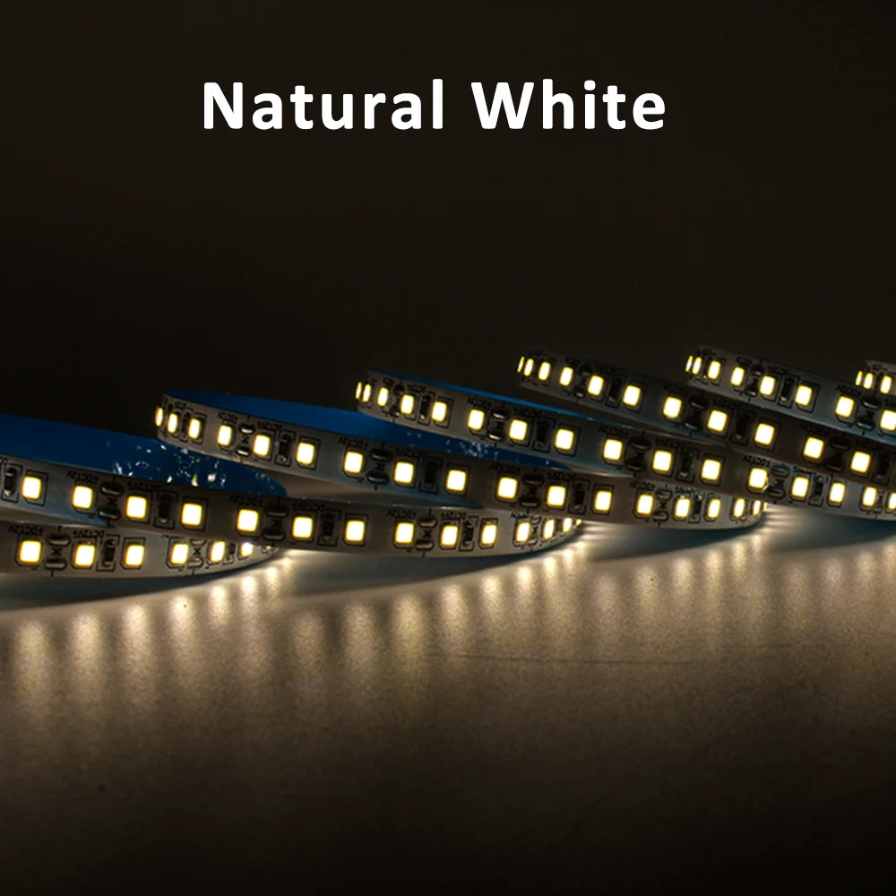 12V 2835 LED Strip Light 120LEDs/M Red Green Blue Yellow Warm WhiteTape Ribbon High Brightness 8mm Lamp For Room Decor Lighting