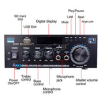 Woopker AK35/AK45 Pro/AK55 Digital Amplifier Bluetooth Sound Amplifier 2 Channel HIFi FM USB Audio Amp For Home Car Karaoke