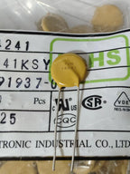 10PCS TVR14221  TVR 14221 220V TVR14241 14241 240V 14MM NEW VARISTOR