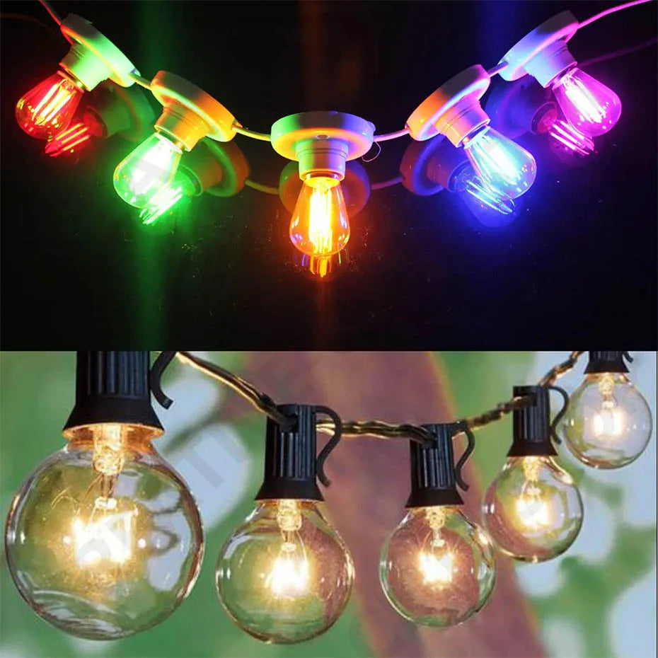 20PCS Per Box Multicolour 3V COB LED Filament 3V Edison Bulb Lamp Parts Incandescent Light Diodes Accessories Holiday Lighting