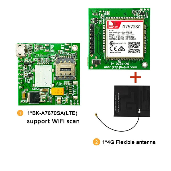 SIMCOM A7670SA Series LTE Cat 1 Module TTL