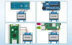 0.96" Inch OLED Display Screen Module I2C IIC 128x64 SS - D - 1306 3.3V-5V Blue/blue Yellow/White for Arduino ESP32 ESP8266