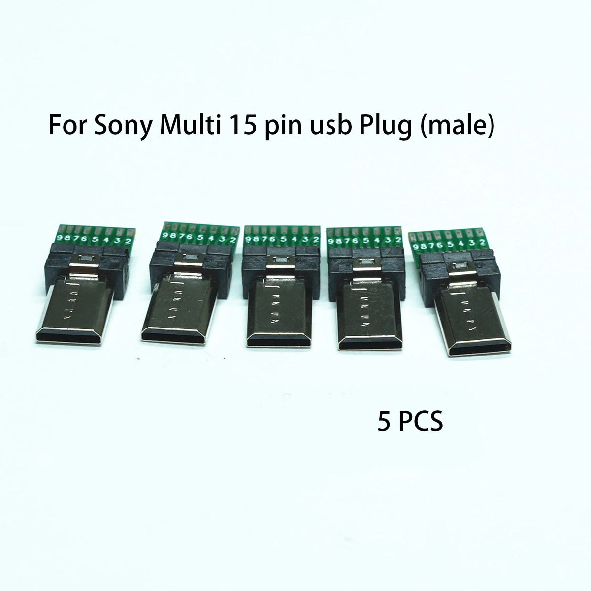 For Sony Camera Camera plug Multi  USB Female Socket Detection Multi 15-pin USB Plug (male)DIY Welding Wire Suitable