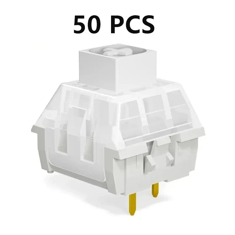 Kailh Box White DIY Custom Mechanical Keyboard Clicky White Compatible Cherry MX SMD RGB 3 Pins Tactile Switch