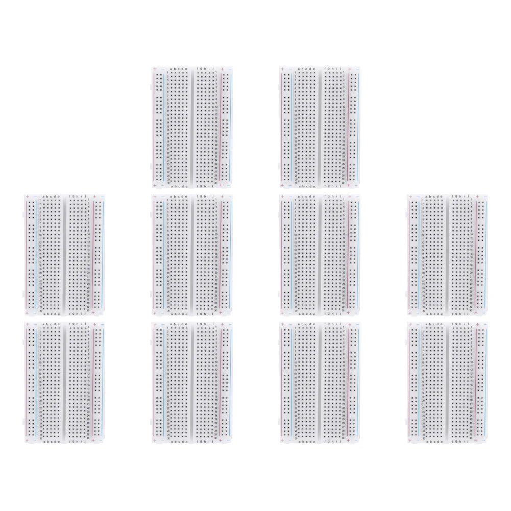 1-10PCS 400 Tie Points Solderless PCB Breadboard Spliceable Mini Test Protoboard Circuit Circuit Board Universal for Experiment