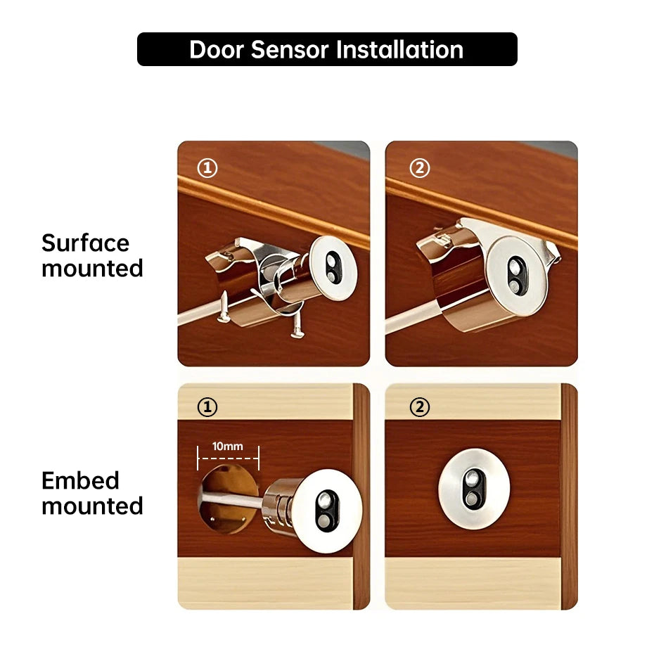 DC12-24V Sensor Switch Penetrable Touch/Hand Sweep/PIR Motion & Dual Door Sensor for Cabinet LED Lighting Control