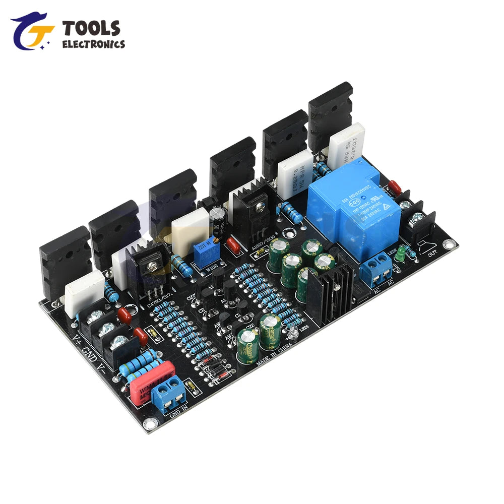 300W Mono Power Amplifier Board 1943+5200 Hifi High-Power Audio Amplifier Board With Speaker Protection