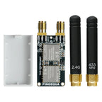 Flipper Zero NRF24 + CC1101 RF Devboard, PINGEQUA RF Lab App-Ready, 2.4GHz & 433MHz, High Performance, Auto-Switch