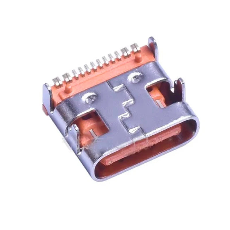 1-10PCS 16 Pin SMT Socket Connector Micro USB Type C 3.1 Female Placement SMD DIP For PCB Design DIY High Current Charging